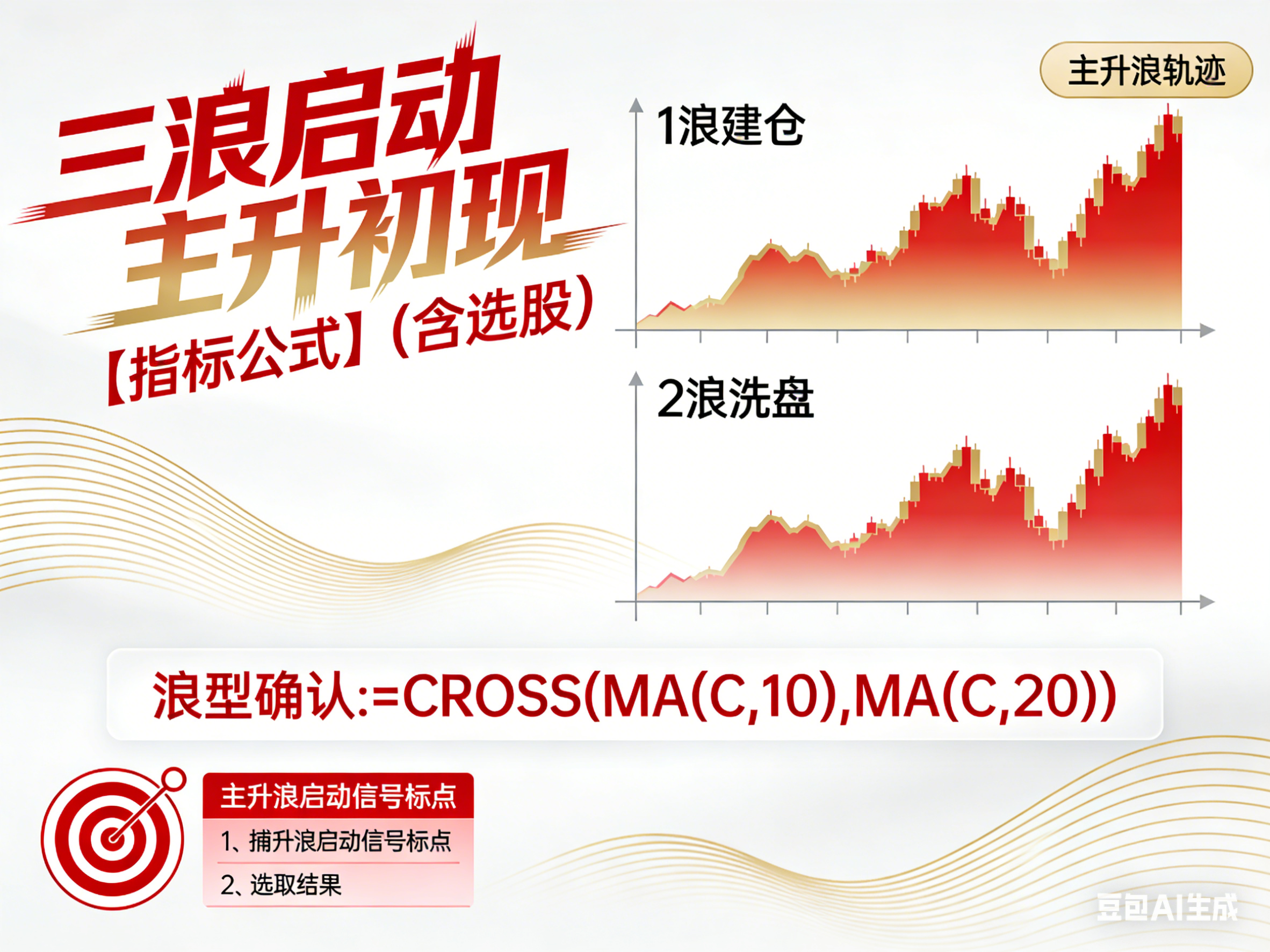 三浪启动 主升初现【指标公式】（含选股）