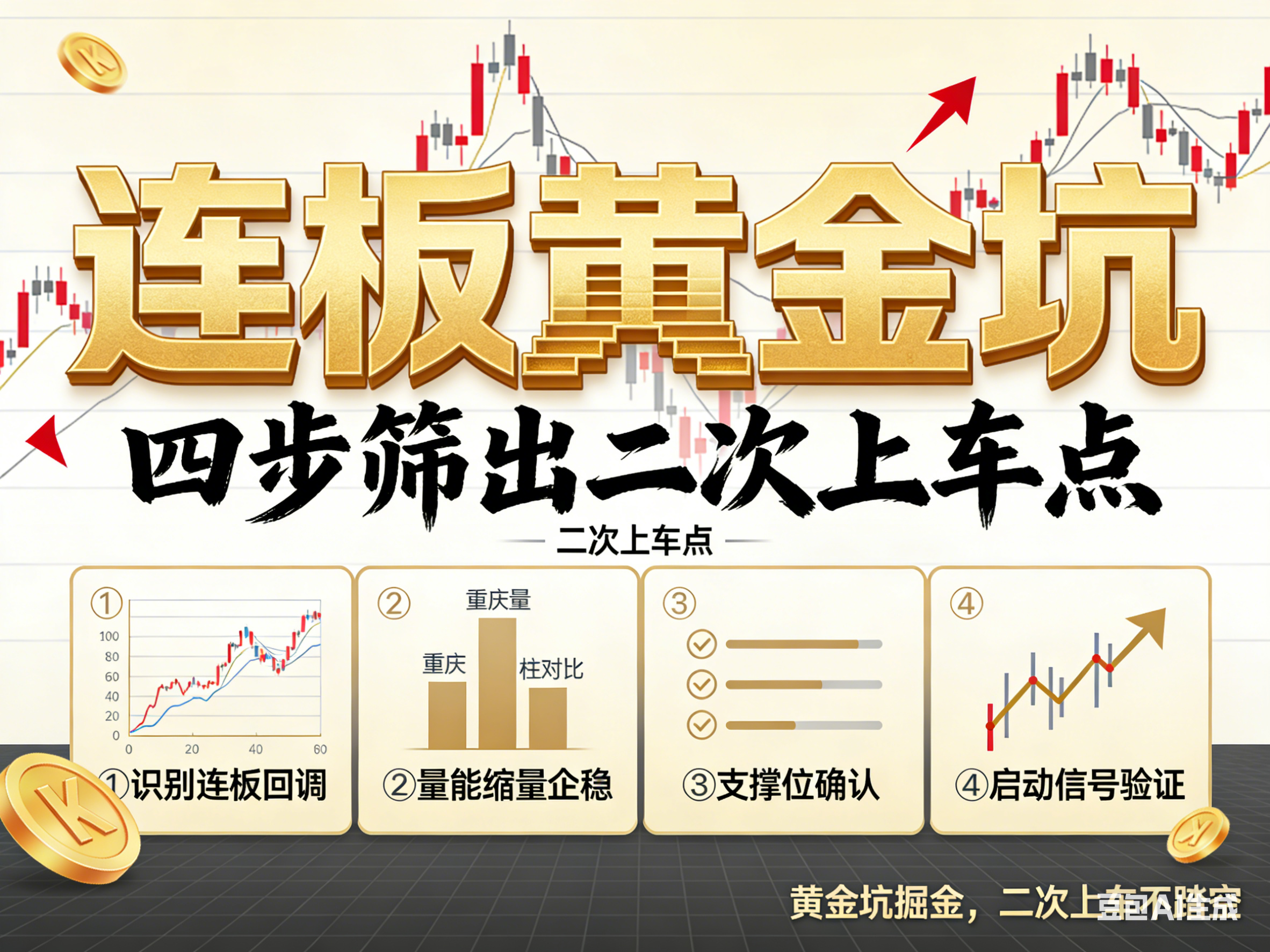 连板黄金坑：四步筛出二次上车点