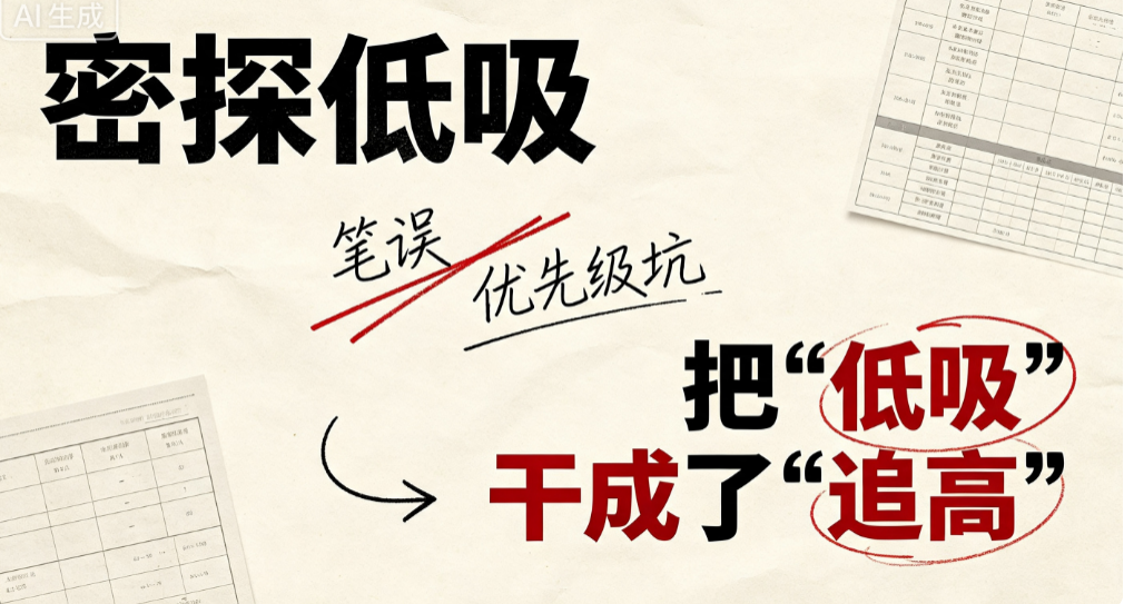 密探低吸：一个笔误加一个优先级坑，把"低吸"干成了"追高"