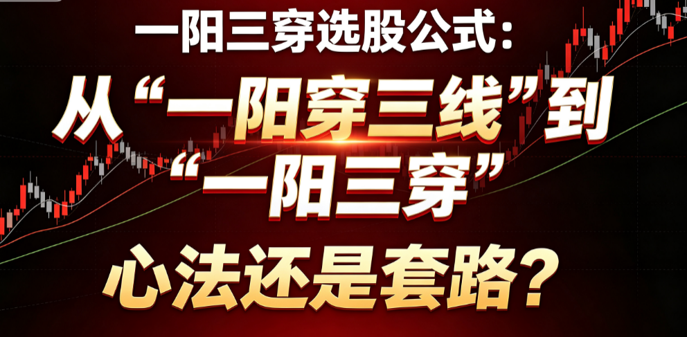一阳三穿选股公式：从"一阳穿三线"到"一阳三穿"——心法还是套路？