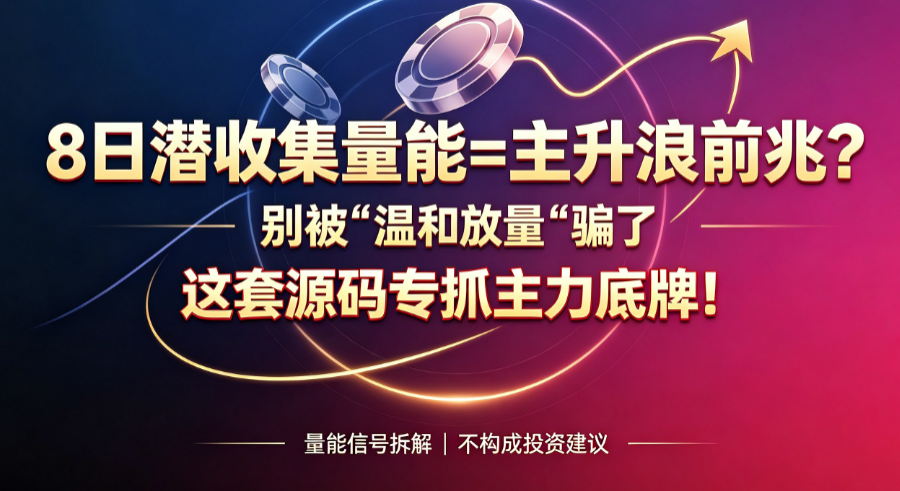 七日缩量洗盘=黄金坑？原版太理想，这套“四阶支撑源码”专抓不破底线！