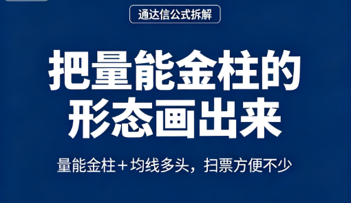 量能是我比较看重的维度，价格可以骗人