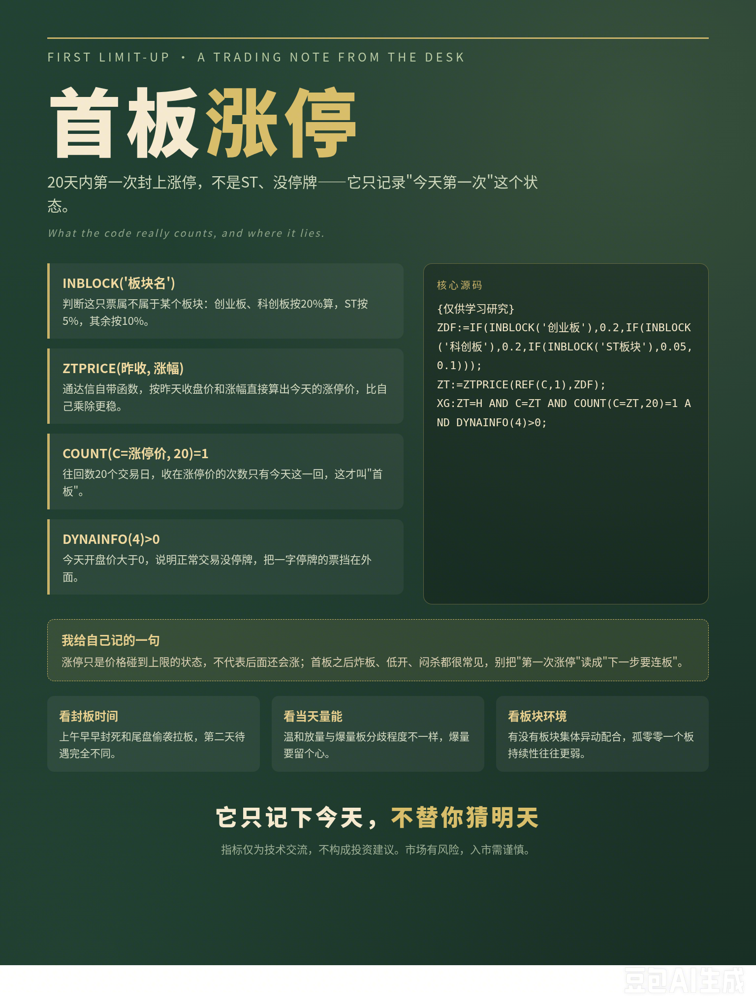 追首板之前先别急着冲，这套代码其实只替你记下了一件事