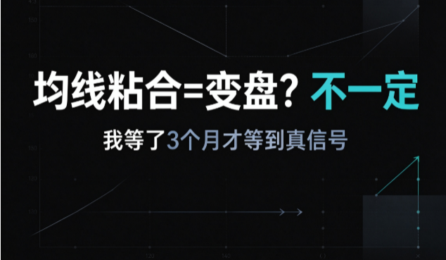 我靠这个指标，把均线粘合的胜率从20%提到50%