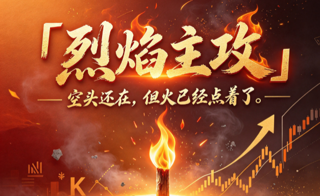 「烈焰主攻」——空头还在，但火已经点着了。等它烧起来之前，你要站在对的位置。