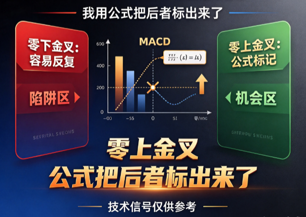 通达信零上金叉指标源码：DIF上穿DEA且DIF>0，无未来函数